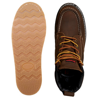 King Welt 6" Wedge Moc Toe Calexico Work Boots for Men Premium Full-Grain Leather