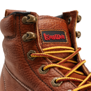 King Welt 6" Wedge Moc Toe Calexico Work Boots for Men Premium Full-Grain Leather