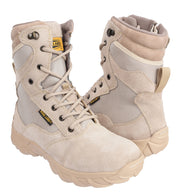 Military Tactical 10” Boots Sand