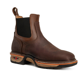 Buffalo Razor 6" 3060 Chelsea Lightweight Work Boot, Slip-On, Soft Toe,  Square Toe Boots