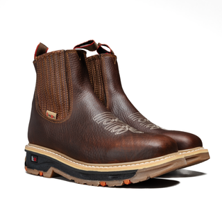 King Welt 6" 3078 Chelsea Lightweight Work Boot, Slip-On, Soft Toe,  Square Toe Boots