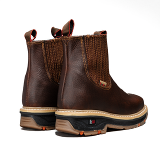 King Welt 6" 3078 Chelsea Lightweight Work Boot, Slip-On, Soft Toe,  Square Toe Boots