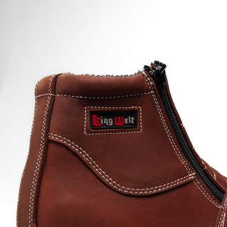 Western Flex 6" Zipper Double Density Sole Work Boots Medallion