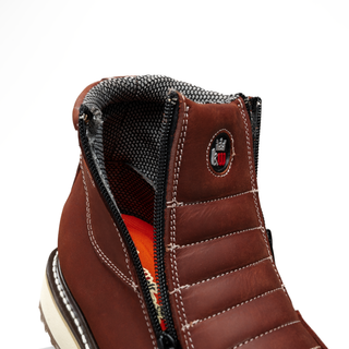 Western Flex 6" Zipper Double Density Sole Work Boots Medallion