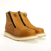 Ultra Flex 6"  Habana Double Zipper Work Boots, Soft Toe, Full-Grain Leather, Comfort Insole Oil/Slip Resistant EH