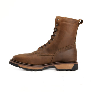 Buffalo  8" Brown, 5050, Double Density, Lace Up Work Boot