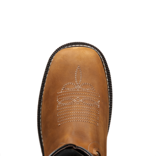 King Welt 11' Work Boot Soft Toe, Lightweight, Square Toe, Slip On