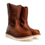 Apache Work boots in Dark Brown - Full Grain Leather , Ultra Lightweight - Ultra Comfort