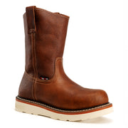 Apache Work boots in Dark Brown - Full Grain Leather , Ultra Lightweight - Ultra Comfort