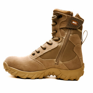 Military Tactical 10” Boots Sand