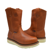 Apache Work Boot Signature Edition Mastercrafted in Tan - Full Grain Leather , Ultra Lightweight - Ultra Comfort