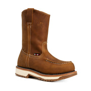 LASSO 11' Tan, Pull Up Soft Toe Lightweight Moc Work Boot