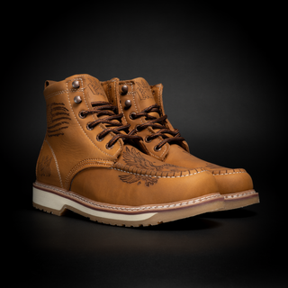 Men's Patriot 6" Moc Toe Ankle Short Work Boots, Lightweight