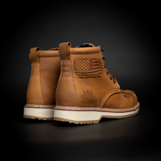 Men's Patriot 6" Moc Toe Ankle Short Work Boots, Lightweight