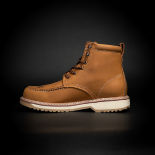 Men's Patriot 6" Moc Toe Ankle Short Work Boots, Lightweight