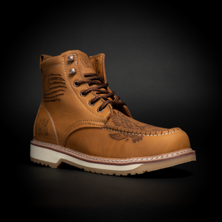 Men's Patriot 6" Moc Toe Ankle Short Work Boots, Lightweight