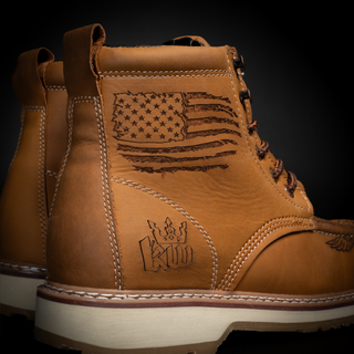 Men's Patriot 6" Moc Toe Ankle Short Work Boots, Lightweight