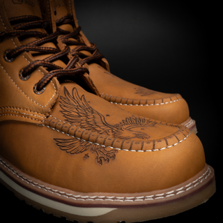 Men's Patriot 6" Moc Toe Ankle Short Work Boots, Lightweight