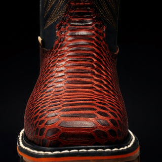 Venom 11" Python Tribute Work Boot Soft Toe, Lightweight, Square Toe, Slip On